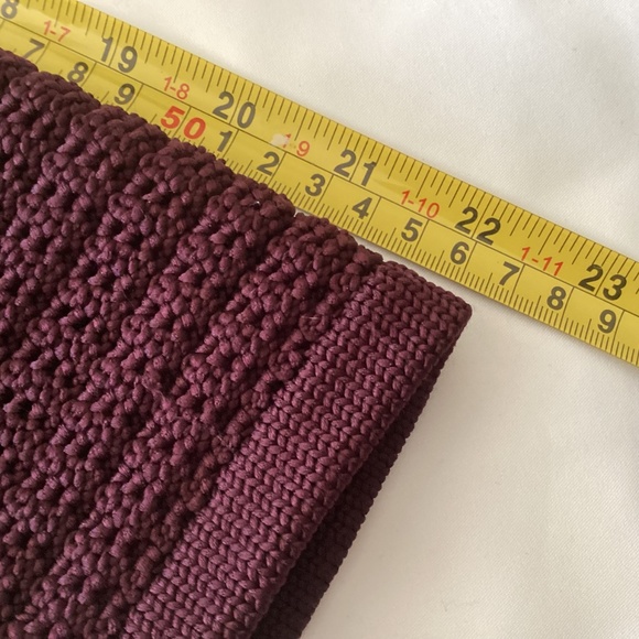 Ladies Talbots Petite XL Cardigan Sweater Deep Marron with Gold Buttons- Nice - Picture 7 of 8